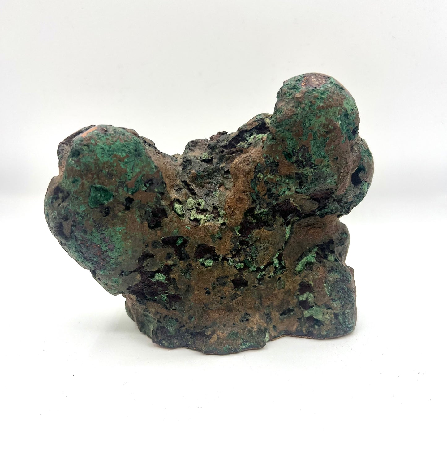 Raw Copper Table top Natural metal Rock 5" tall