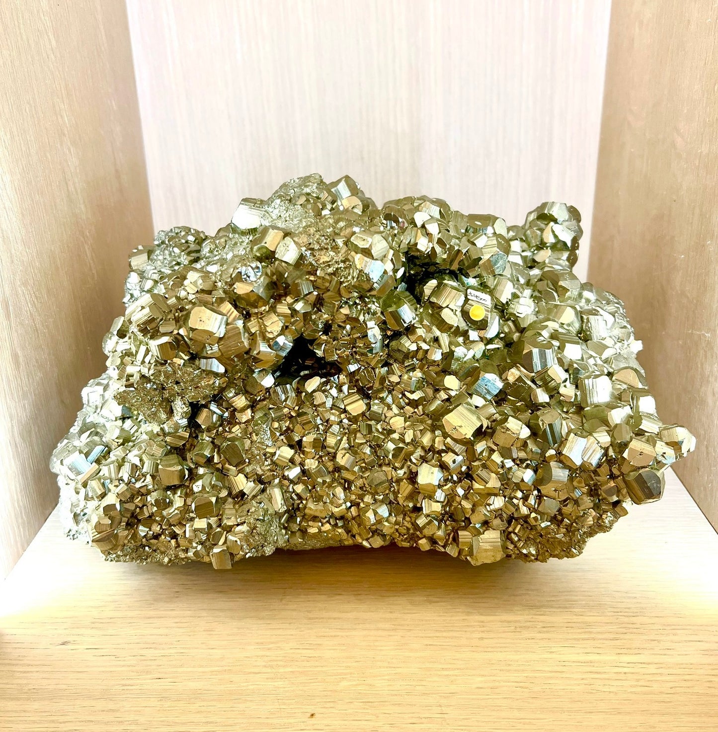 Large Pyrite Rock 14" wide For Table top Home Decor Prosperity Abundance Raw