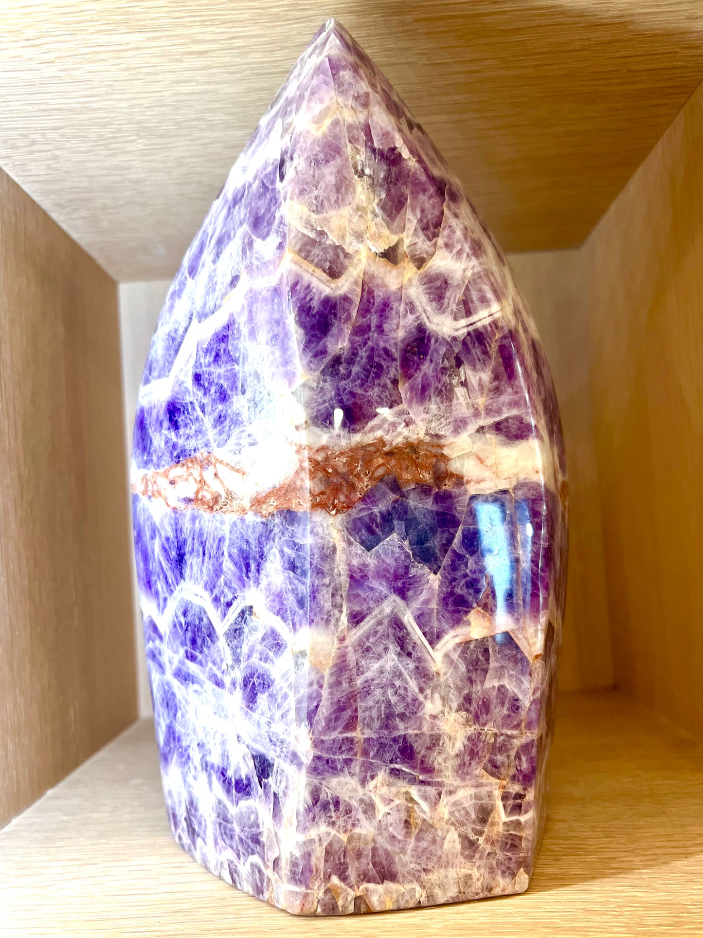 Amethyst Large Table top Stranding Rock Healing Crystal