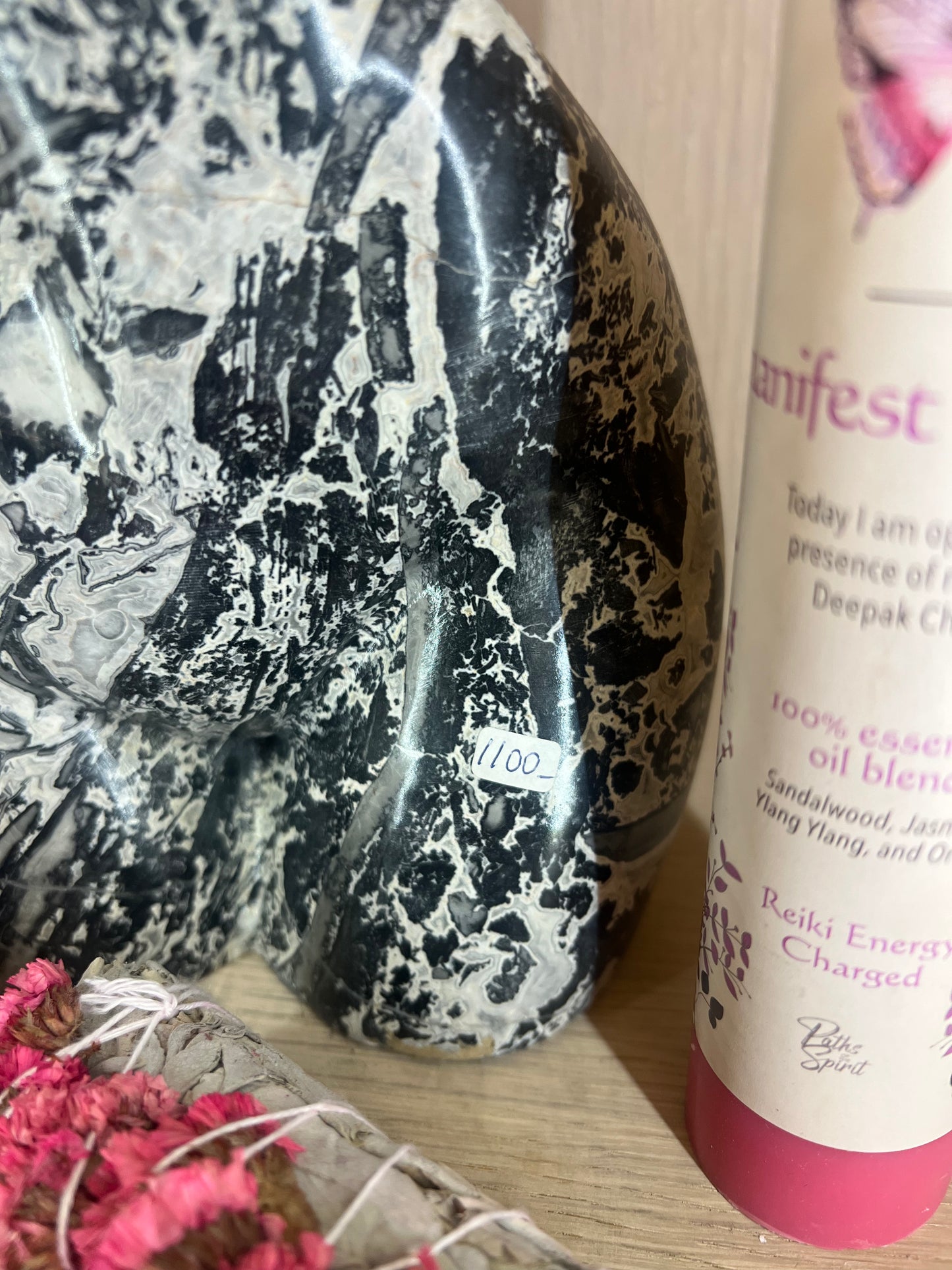 Picture Jaspert Healing crystal Large Bodice Lady Body Women Devine Feminine Power 13" tall by 7"