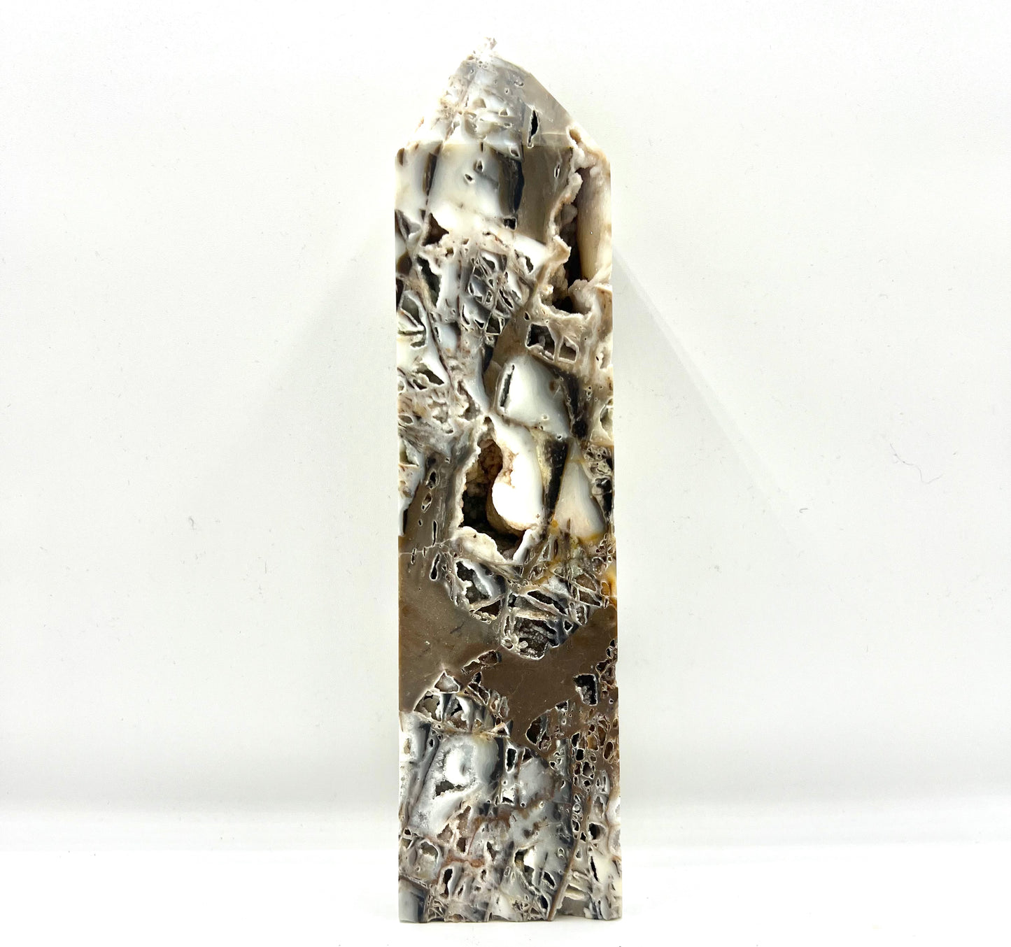 Sphalerite Large Tower Standing Healing Crystal Table top home office decor Gift 12"