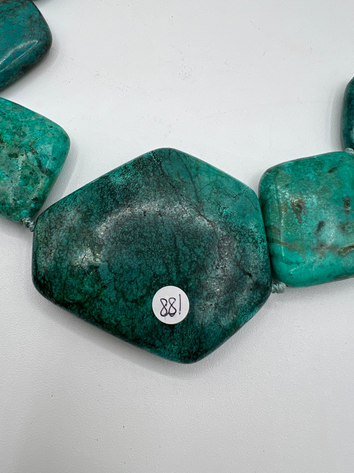 Chrysocolla Crystal Bib Large Necklaces Statement Jewelry Healing crystals
