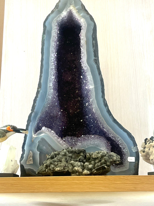 Large Amethyst Crystal Standing Floor Decor Healing Cluster home