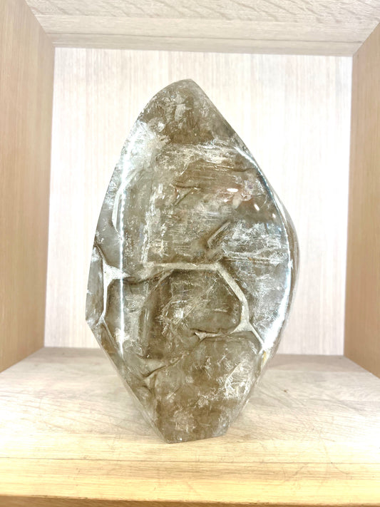 Large Smokey Quartz Crystal Table Top Rock For Home