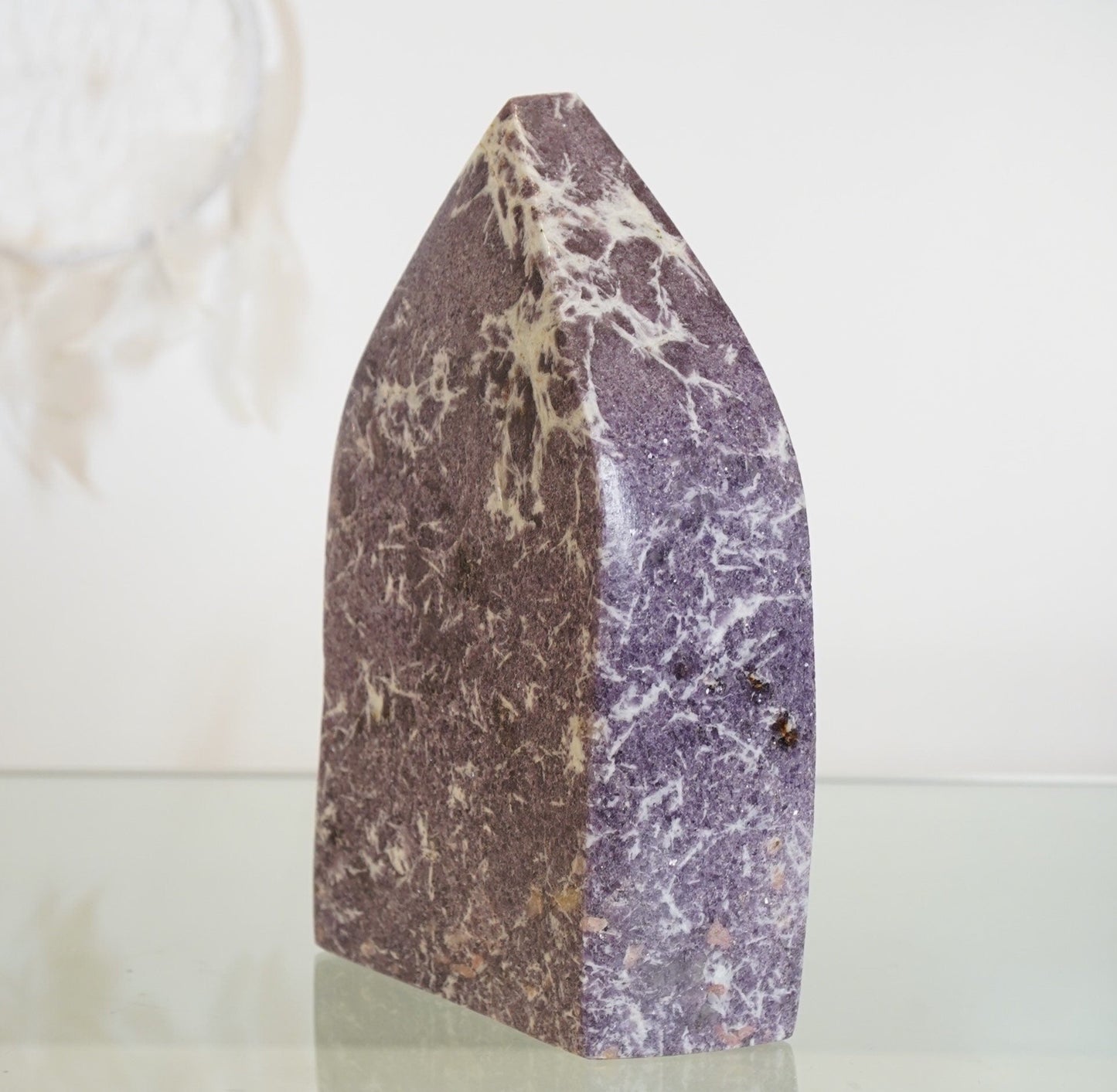 Large Lepidolite Slab Crystal