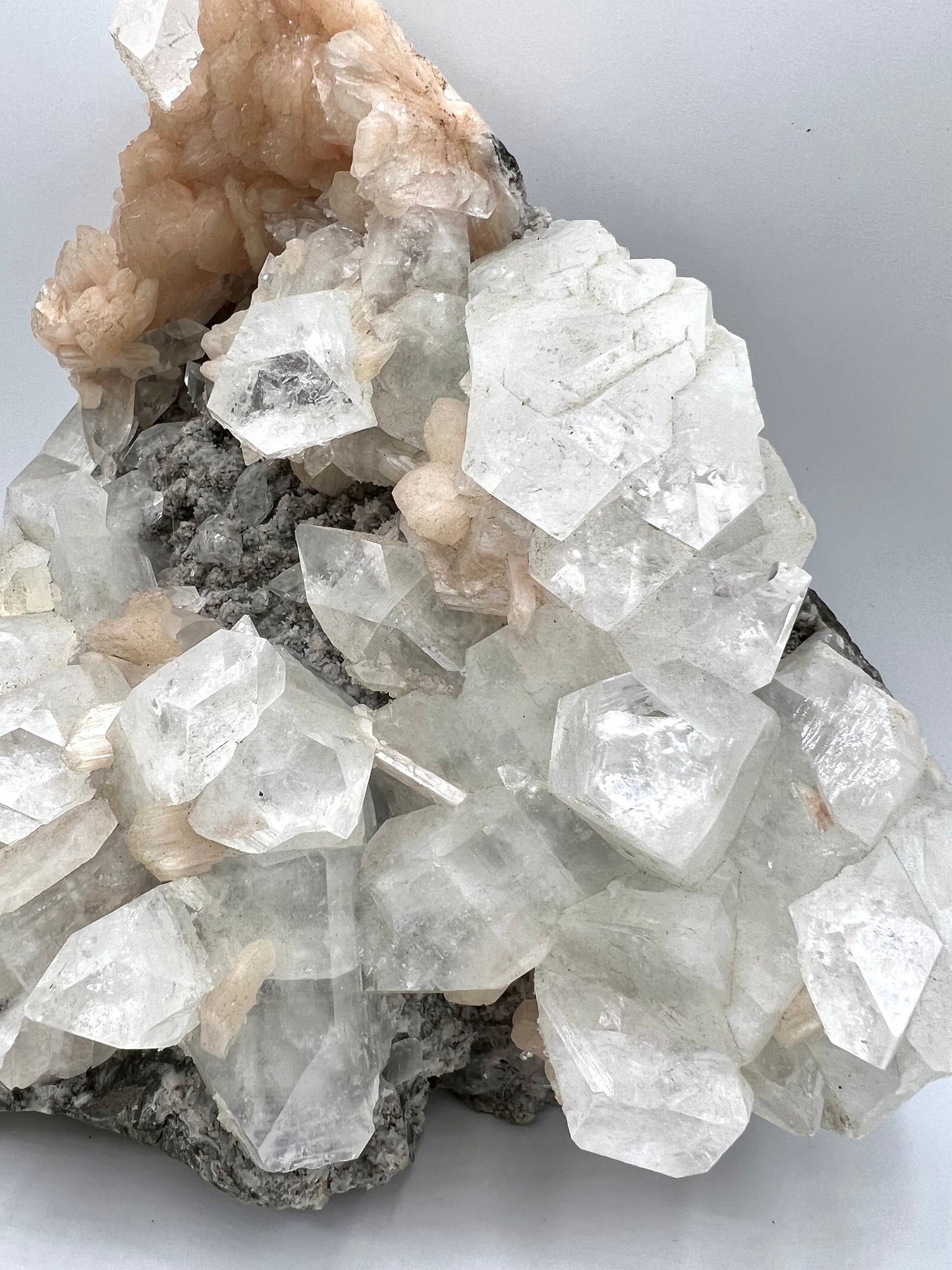 Large Apophyllite Crystal Cluster Healing Anxiety and Stress Table top crystals 6.9lb