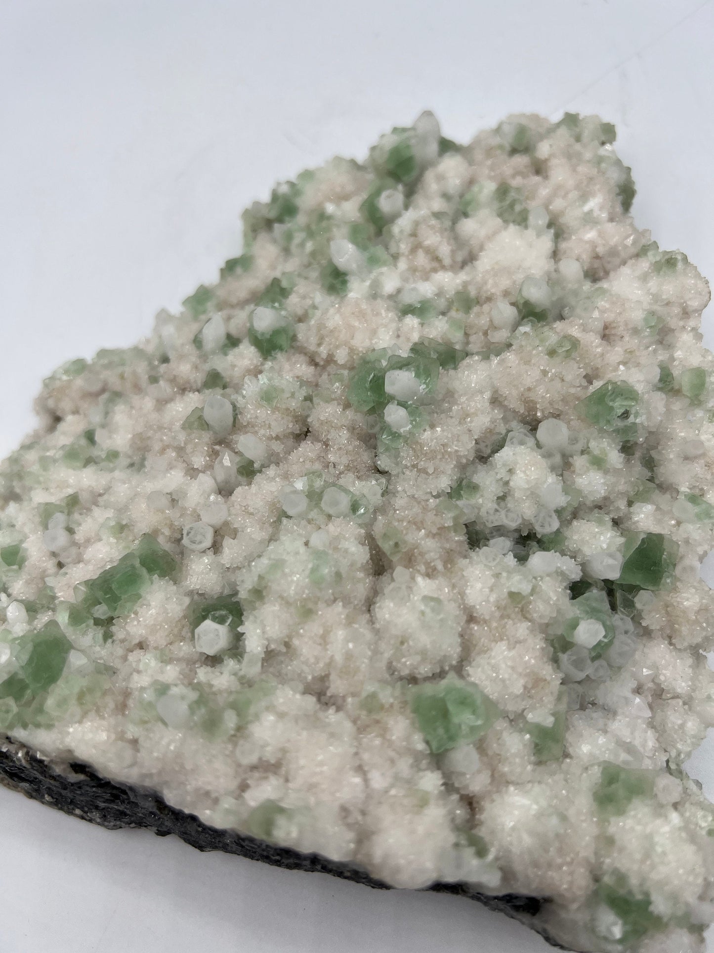 Large Green Apophyllite Cluster Crystal Rock for healing and bringing peace, harmony, and abundance in your life tabletop Gift