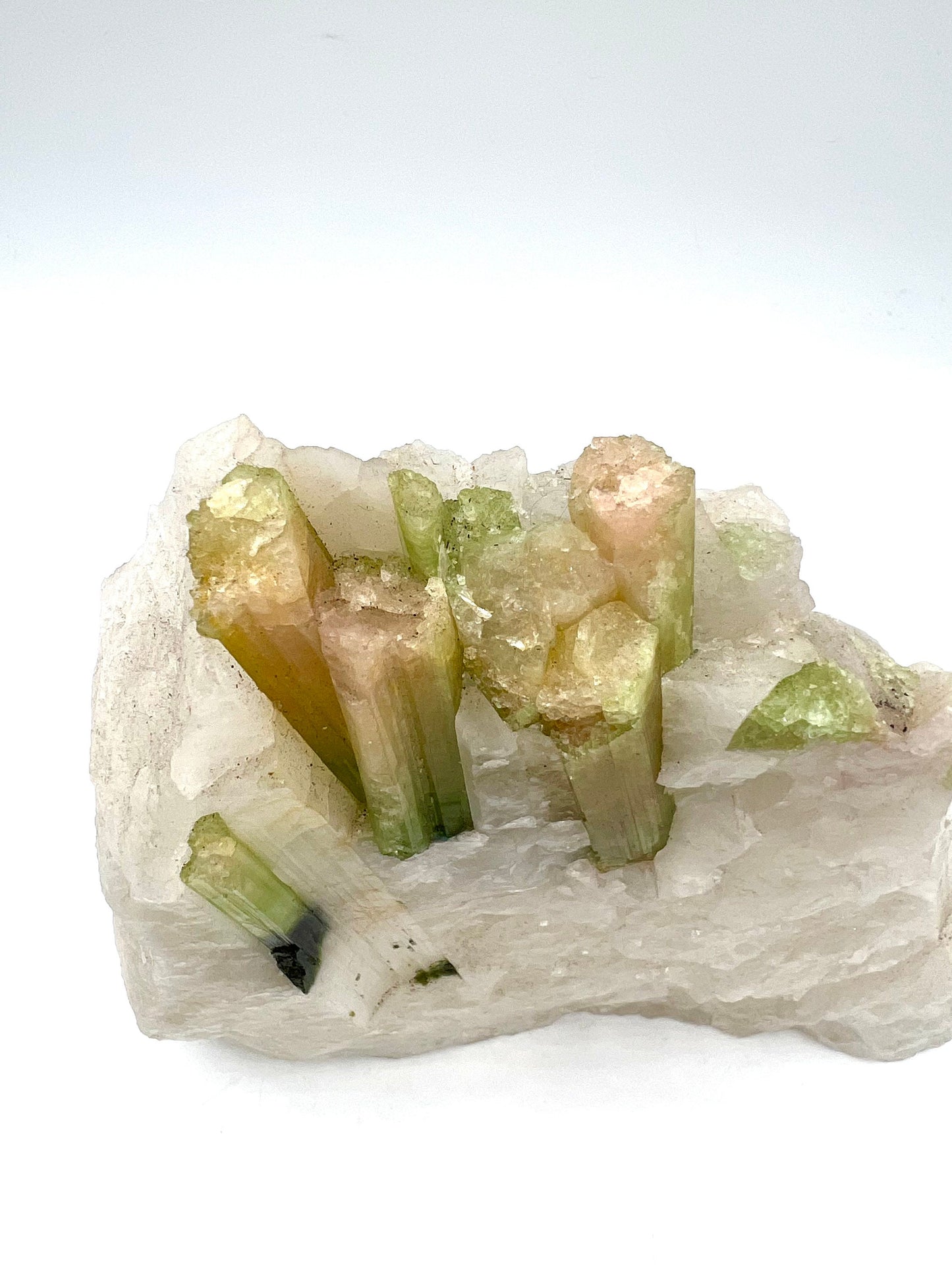 Raw Natural Watermelon Tourmaline Matrix on Quartz Stone Rough Healing Quartz Mineral specimen Higher Heart Awakening Clearing Heart Chakra