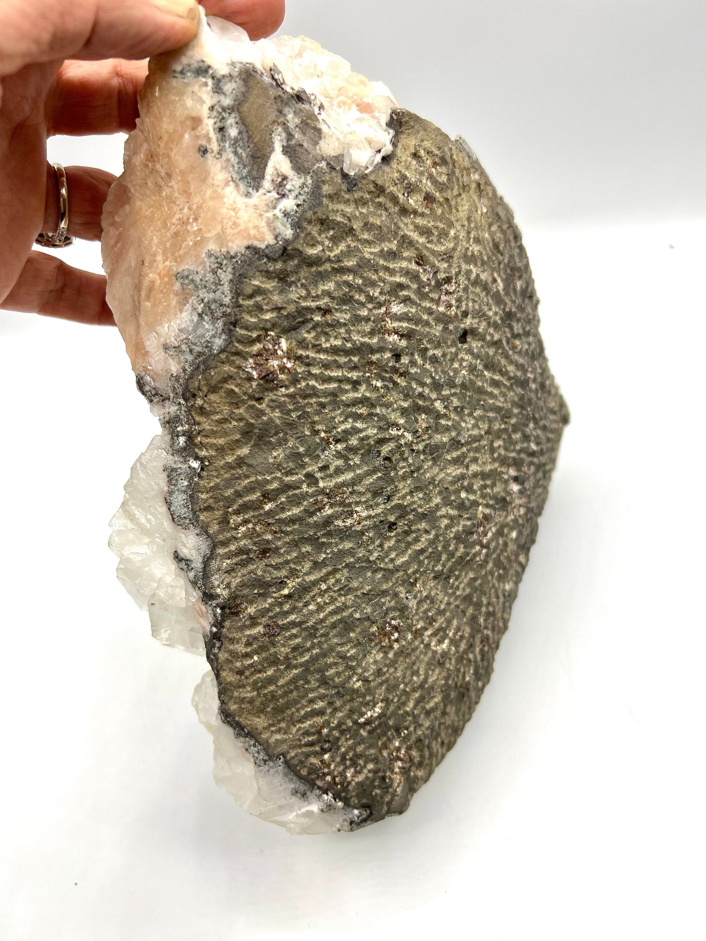 Large Apophyllite Crystal Cluster Healing Anxiety and Stress Table top crystals 6.9lb
