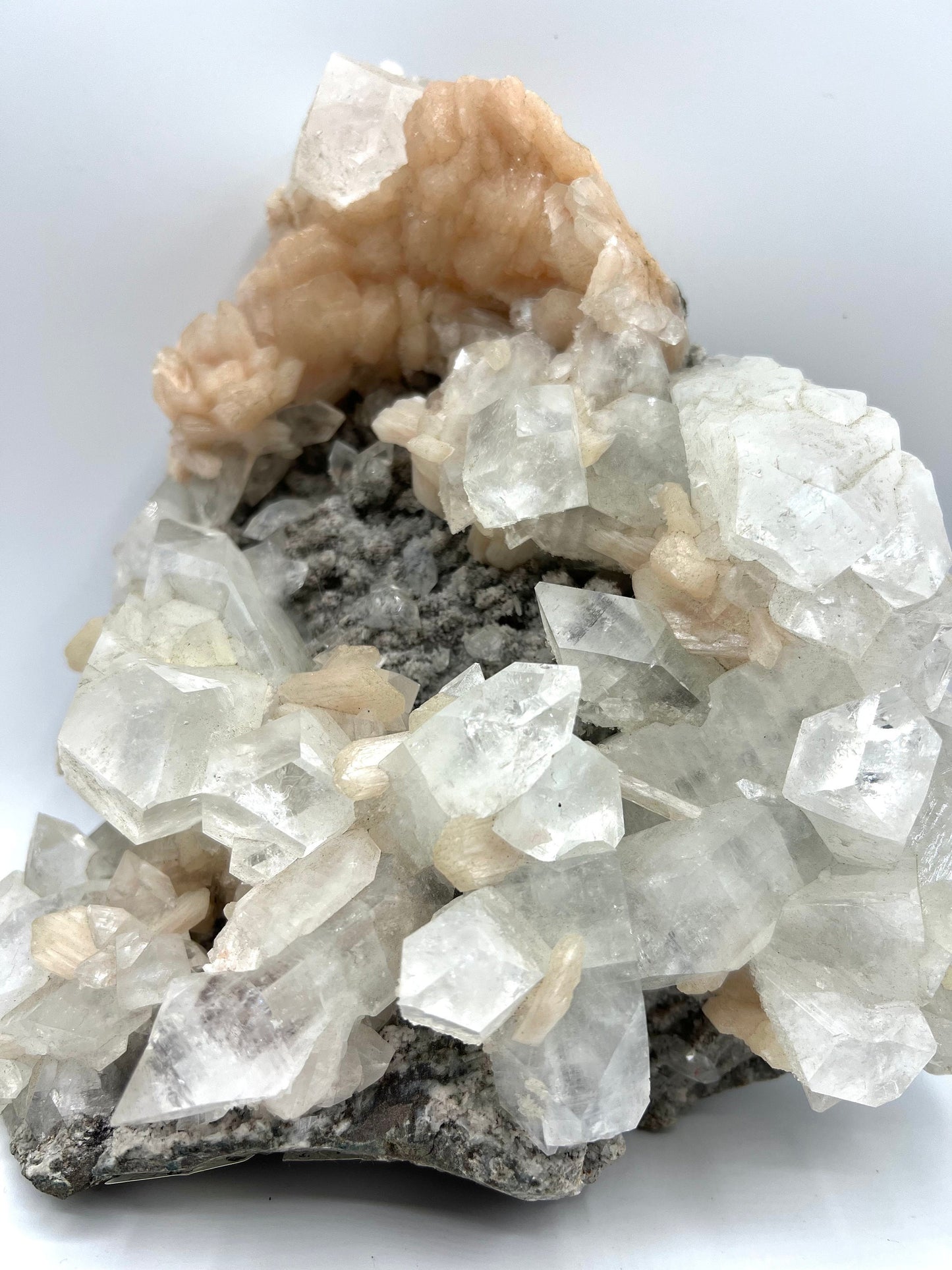 Large Apophyllite Crystal Cluster Healing Anxiety and Stress Table top crystals 6.9lb