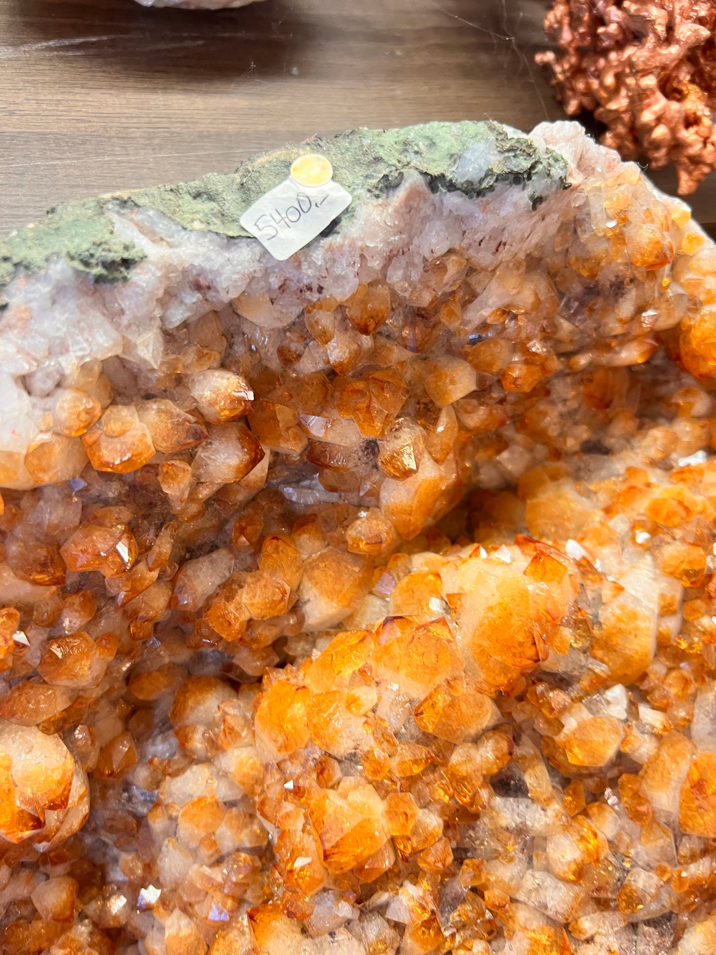 LARGE Citrine Cluster Natural Rock Healing Crystal Prosperity Abundance crystals For Home Office Decor