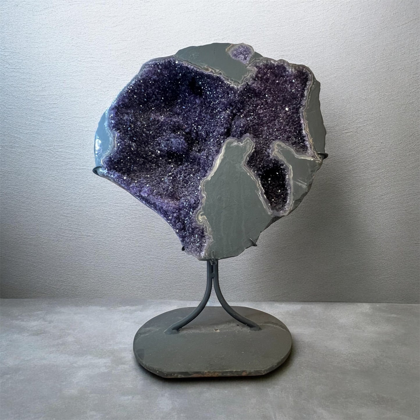 Large Black Amethyst Crystal Table Top or Floor Decoration Fro Home Healing Crystals