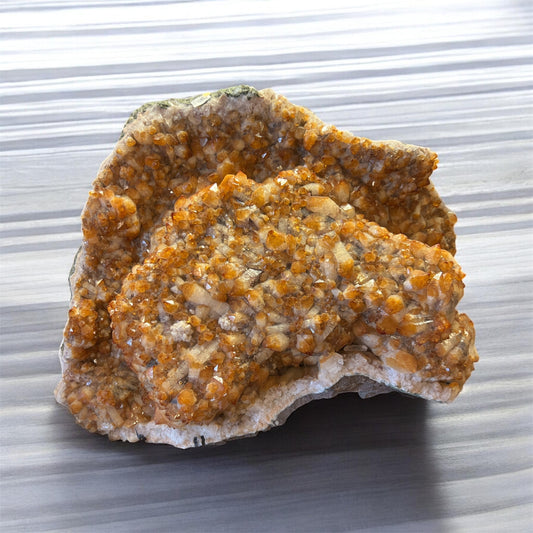 LARGE Citrine Cluster Natural Rock Healing Crystal Prosperity Abundance crystals For Home Office Decor