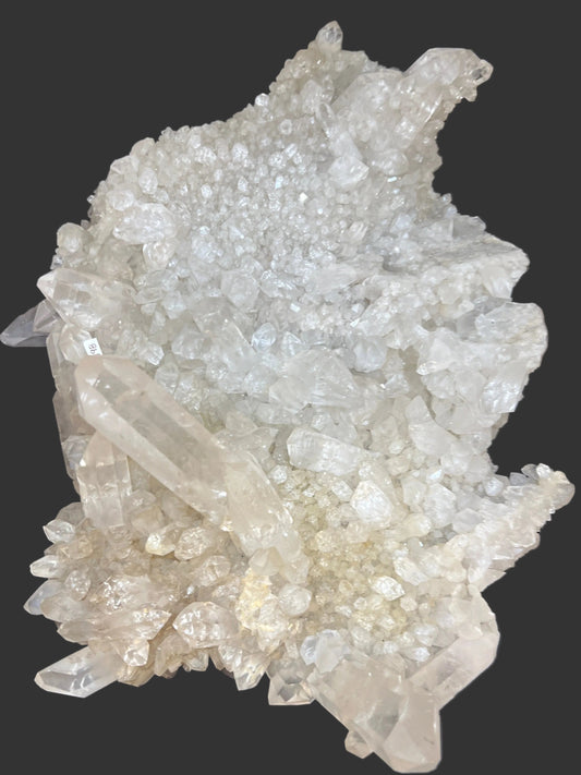 Large Natural Clear Quartz Crystal Cluster – Raw Statement Specimen Healing Crystal Home Décor