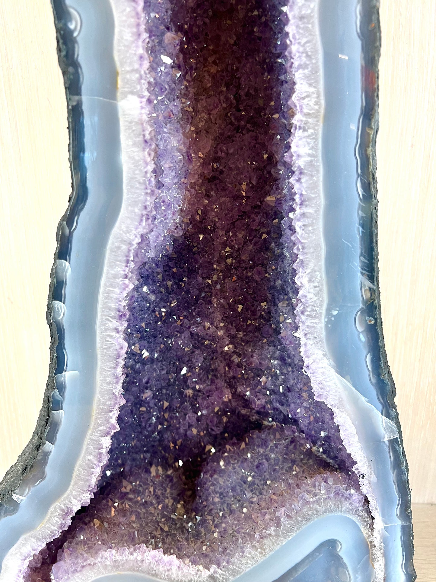 Large Amethyst Standing Crystal Rock Healing Crystals home decor Gift