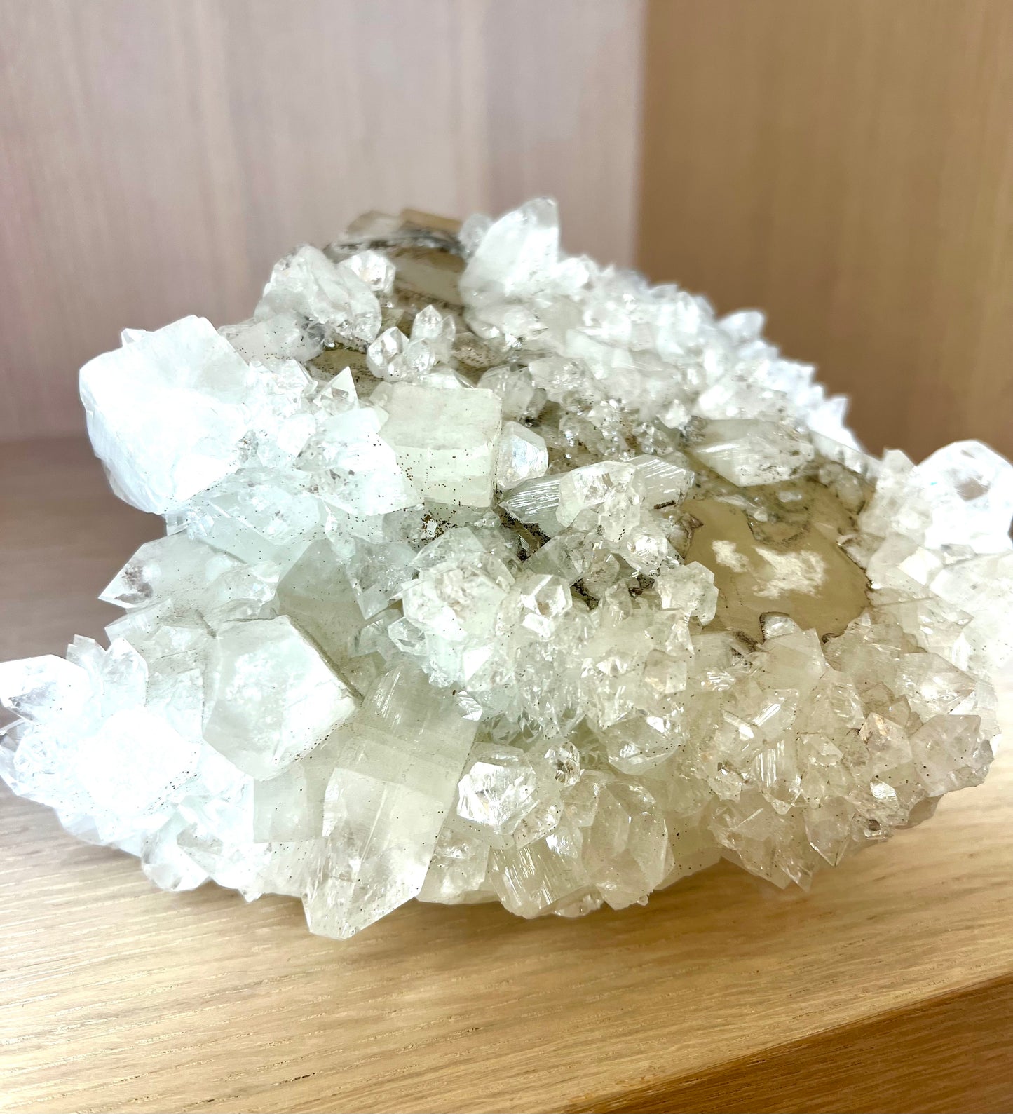 Rare Clear Quartz Natural Healing Rock Cluster LARGE Table top 8" by 4"  Raw Natural Gift
