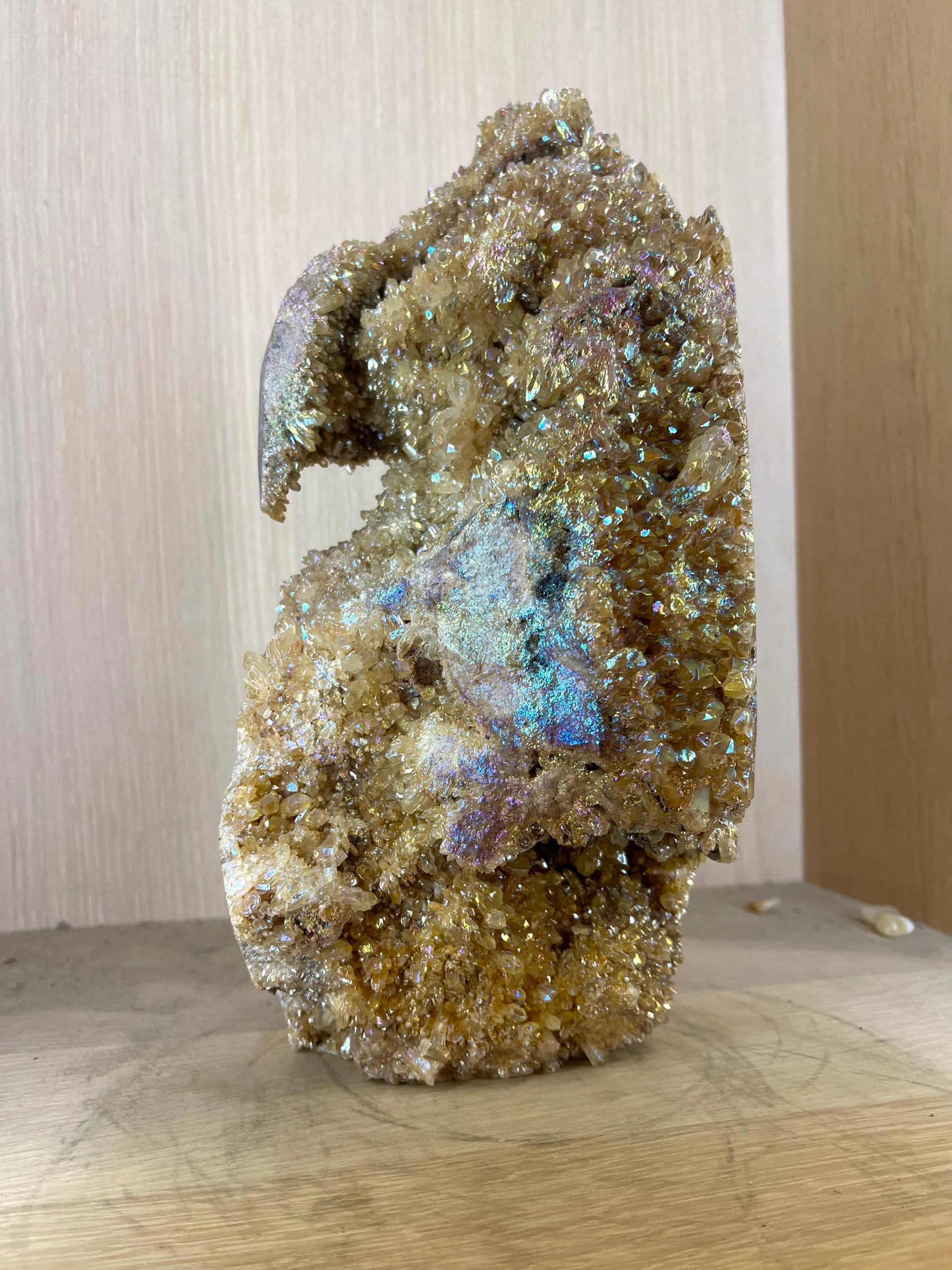 Aura Quartz Crystal Large Table top Cluster balance the chakras and aura Home Decor Bring Peace in to your home