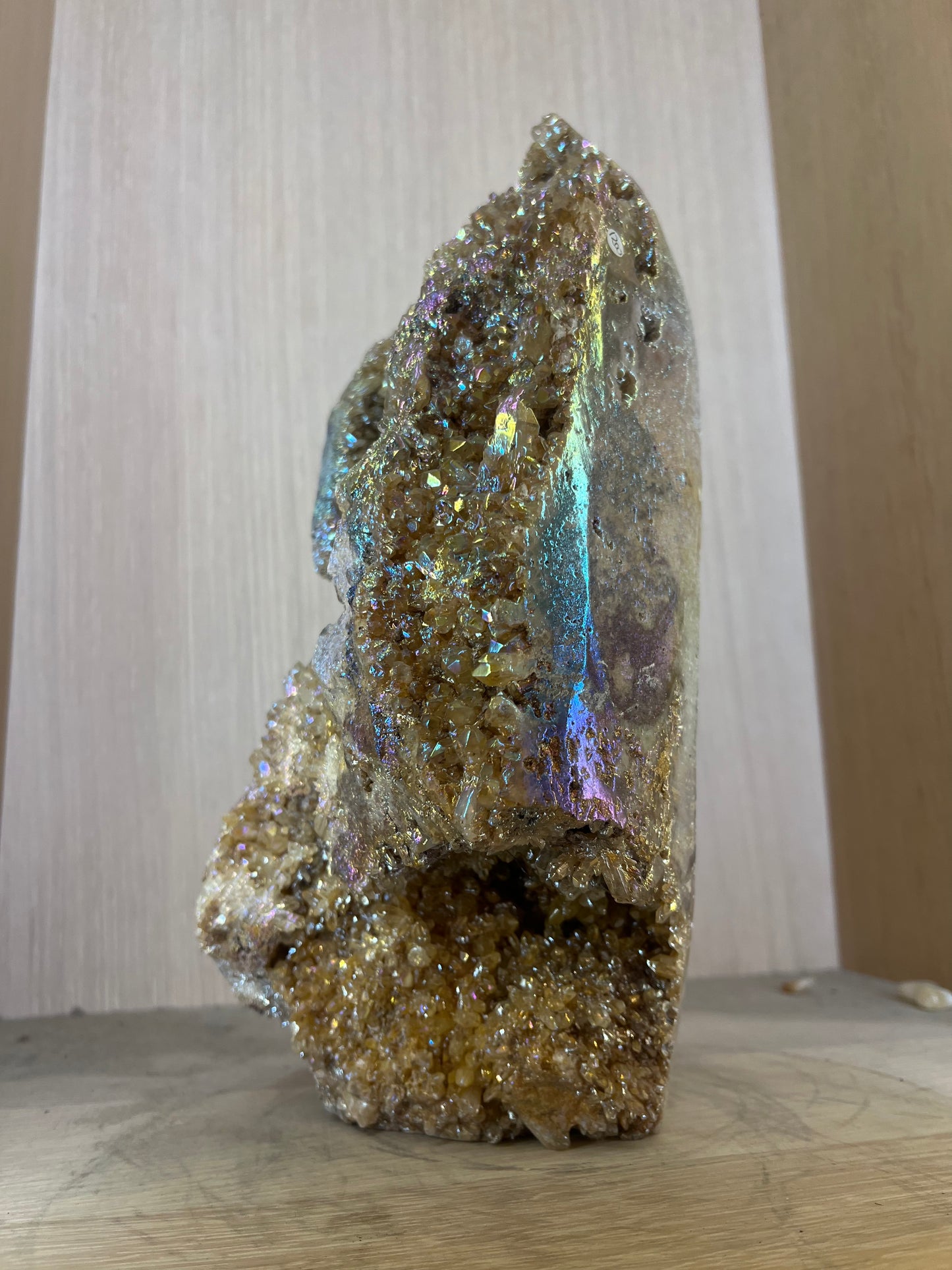 Aura Quartz Crystal Large Table top Cluster balance the chakras and aura Home Decor Bring Peace in to your home