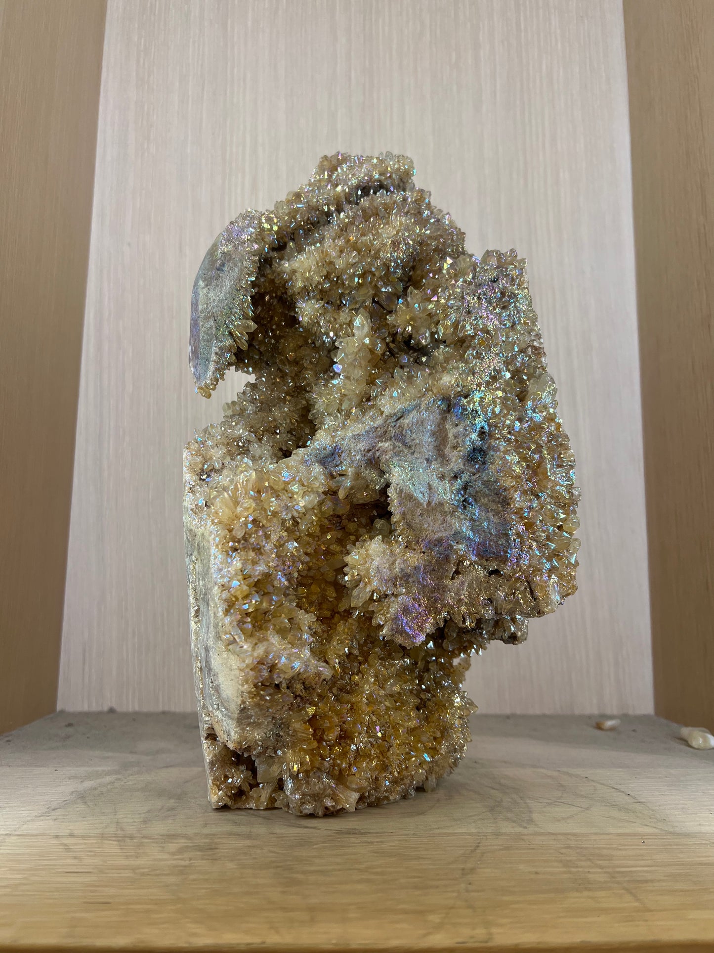 Aura Quartz Crystal Large Table top Cluster balance the chakras and aura Home Decor Bring Peace in to your home