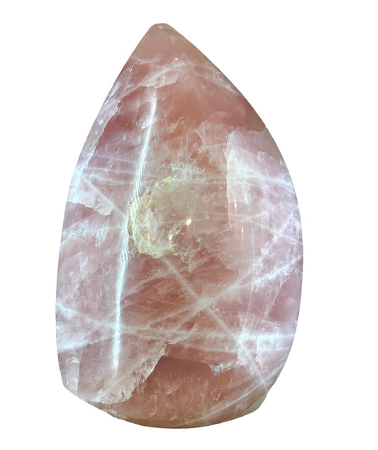 Large Table Top Rose Quartz Healing Crystal For Home Decor 15" X 9"