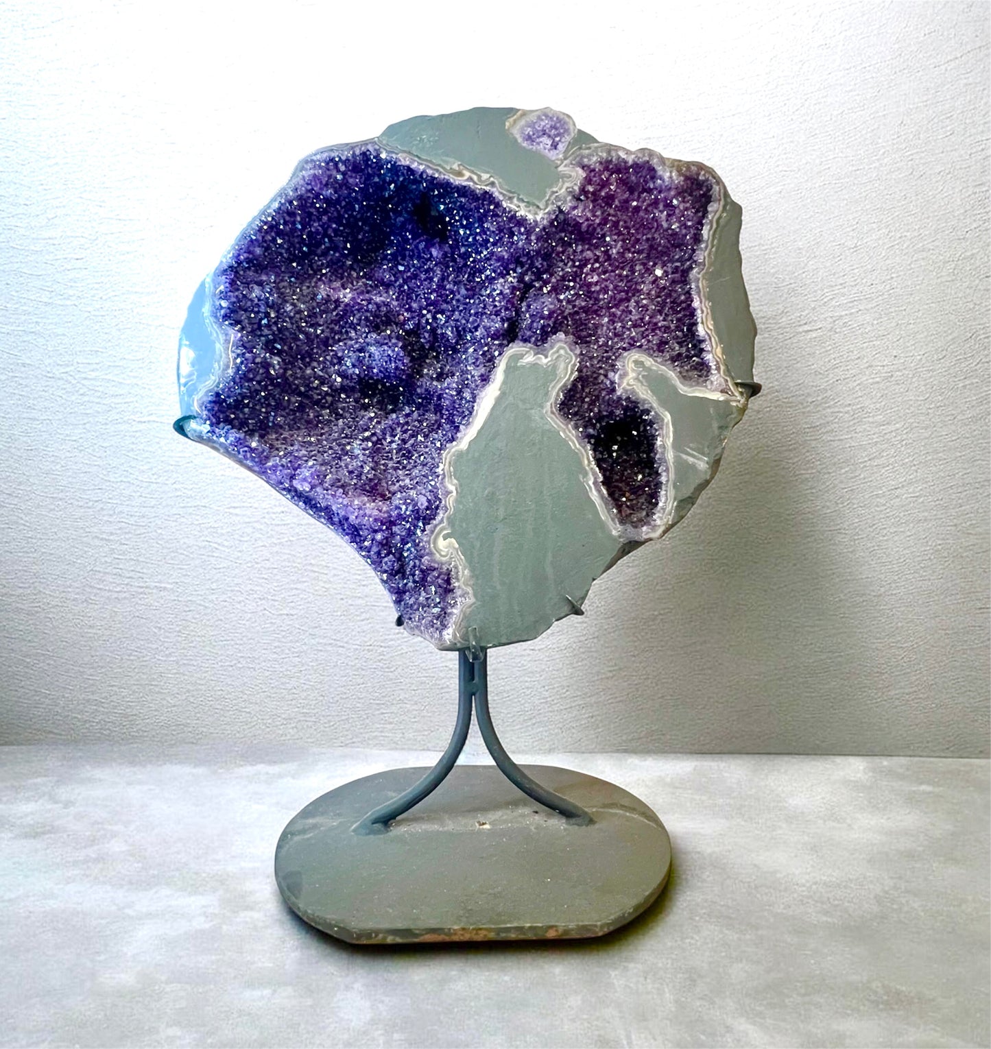 Large Black Amethyst Crystal Table Top or Floor Decoration Fro Home Healing Crystals