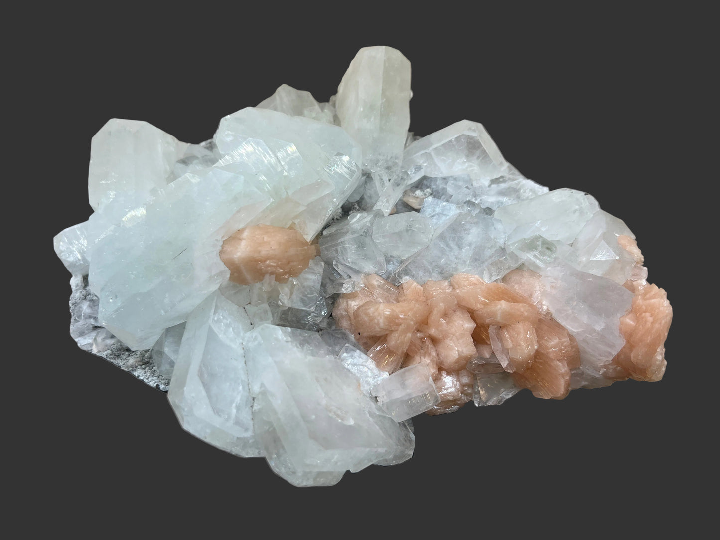 Stilbite Large Healing Crystal Cluster Table top decor gift Heart Crown chakra