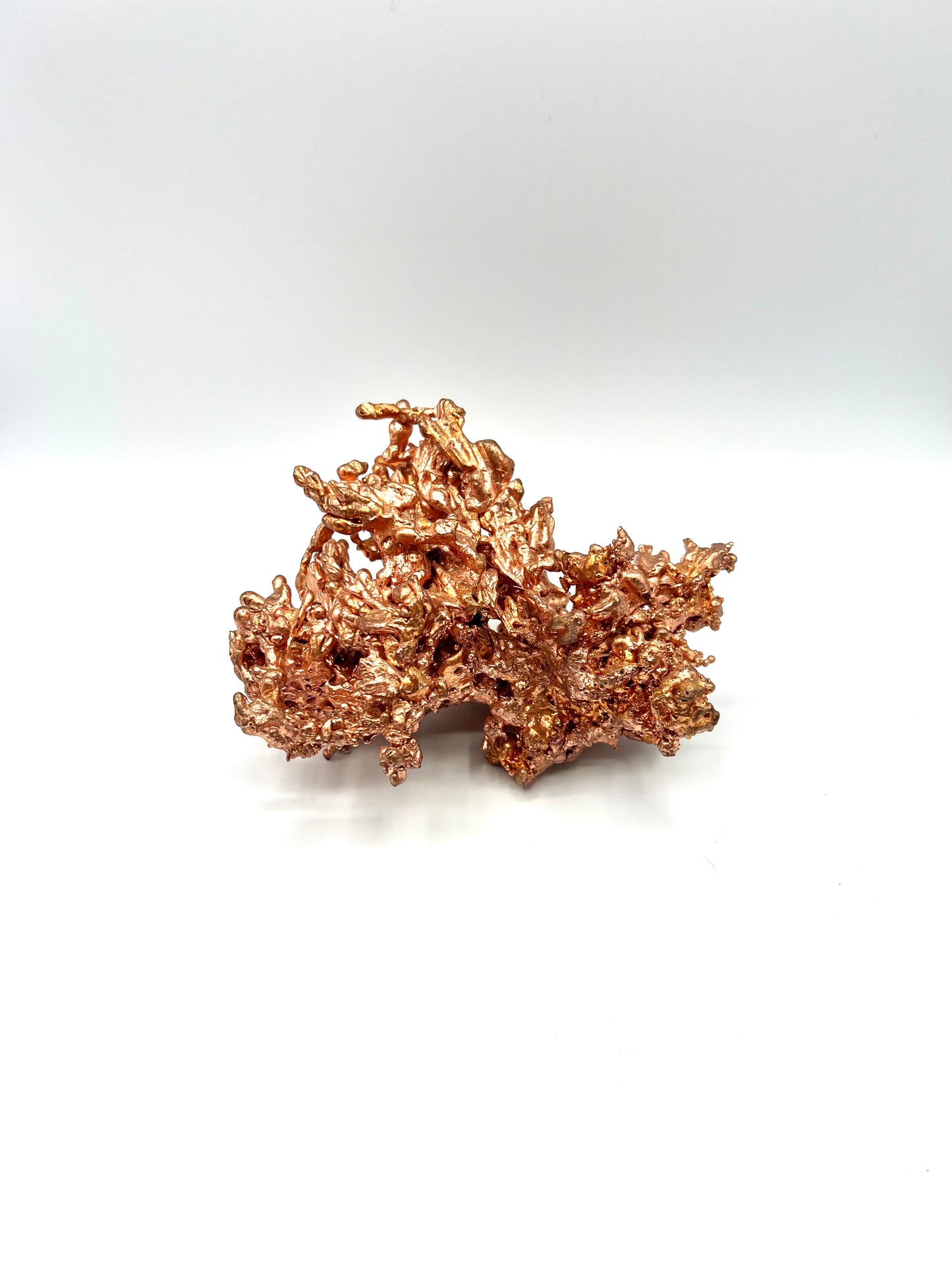 Native Natural Raw Copper Large Molten Copper Abstract Sculpture 3.9lb