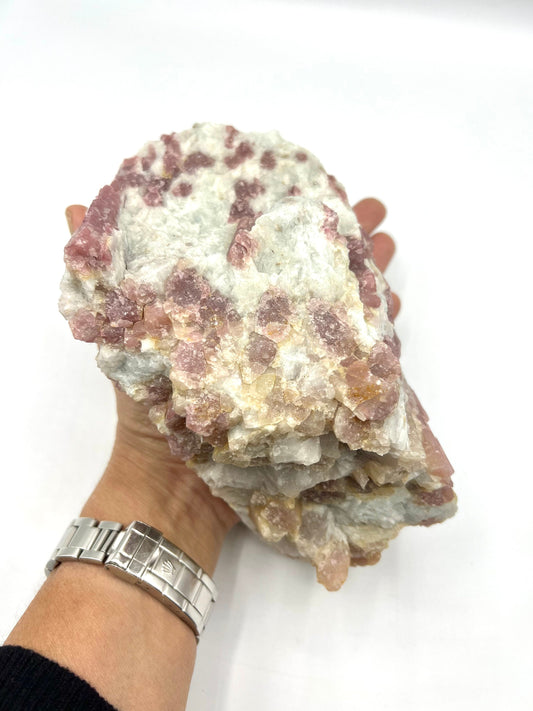 Large Pink Tourmaline crystal Rock For Healing, love, joy and happiness to fill your life. 4.12lb